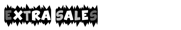 Extra Sales font preview